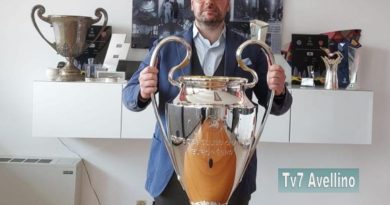 Champions League, il trofeo della finale Real Madrid-Liverpool realizzata dalla Iaco Group, azienda irpina.