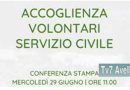 Comune di Avellino, conferenza stampa di accoglienza dei Volontari di Servizio Civile